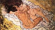 Egon Schiele the embrace France oil painting artist